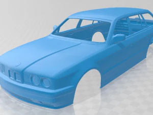 s&eacute;rie 5 e34 touring 1991 corpo para impress&atilde;o Modelo de Impressão 3D