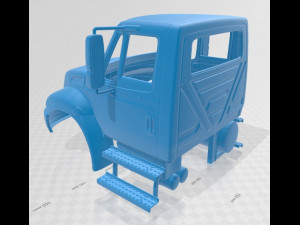 international durastar 2002 printable cabin truck 3D Print Model