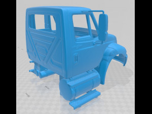 international durastar 2002 printable cabin truck 3D Print Model
