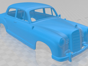 mercedes benz ponton 180 w120 1953 printable body car 3D Принт Модель