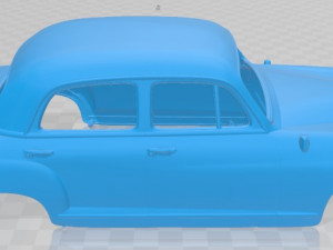 mercedes benz ponton 180 w120 1953 printable body car 3D Принт Модель