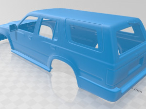 toyota runner 1989 printable body car 3D 프린트 모델