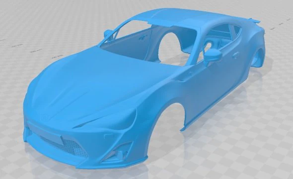 toyota gt 86 2013 printable body car 3D Print Model .c4d .max .obj .3ds .fbx .stl .blend