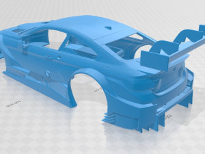 m4 dtm 2015 printable body car 3D 프린트 모델