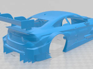 m4 dtm 2015 printable body car 3D Print Model