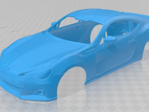 subaru brz 2014 printable body car 3D Print Model