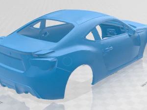subaru brz 2014 printable body car 3D Print Model