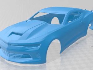 camaro copo 2016 printable body car 3D Print Model