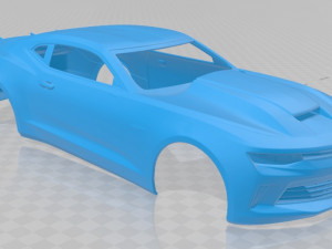camaro copo 2016 printable body car 3D प्रिंट मॉडल