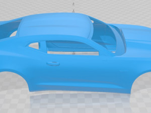camaro copo 2016 printable body car 3D प्रिंट मॉडल