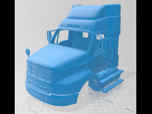 sterling a9500 2006 yazdırılabilir kabinli kamyon 3D Baskı Modeli
