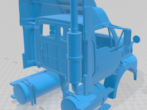 sterling a9500 2006 printable cabin truck 3D Baskı Modeli