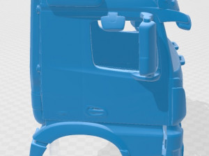 mercedes benz arocs printable cabin truck 3D Print Model