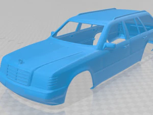 carro mercedes benz e w124 touring para impress&atilde;o Modelo de Impressão 3D