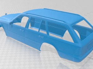 mercedes benz e w124 touring printable body car 3D Print Model