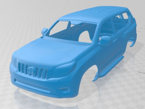 toyota land cruiser prado printable body car 3D Baskı Modeli