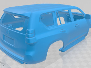 toyota land cruiser prado printable body car 3D 打印模型