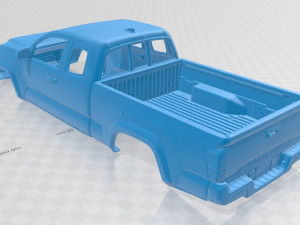 toyota tacoma 2016 printable body car 3D प्रिंट मॉडल