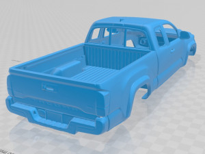 toyota tacoma 2016 printable body car 3D प्रिंट मॉडल