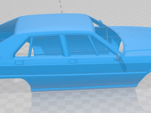 maserati quattroporte royale 1979 printable body car 3D Print Model