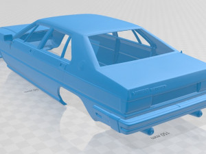 maserati quattroporte royale 1979 printable body car 3D Print Model
