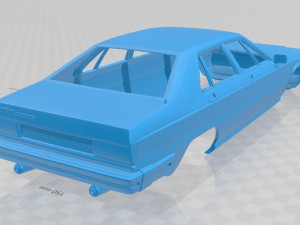 maserati quattroporte royale 1979 printable body car 3D Print Model