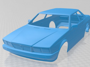 maserati biturbo 1982 printable body car Model Cetak 3D
