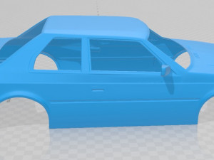 maserati biturbo 1982 printable body car 3D Print Model