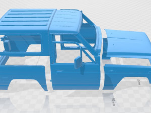 nissan safari 1985 printable body 3D 打印模型