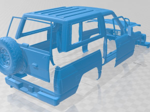 nissan safari 1985 printable body 3D 打印模型