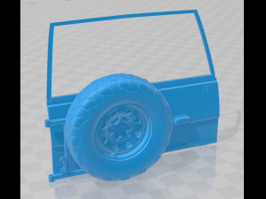 nissan safari 1985 printable body 3D 打印模型