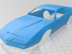 firebird kitt 1982 printable body car Model Cetak 3D