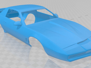 firebird kitt 1982 printable body car 3D Print Model