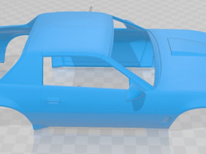 firebird kitt 1982 printable body car 3D Print Model