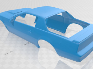 firebird kitt 1982 printable body car 3D Print Model