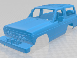 nissan safari 1985 printable body car 3Dプリントモデル