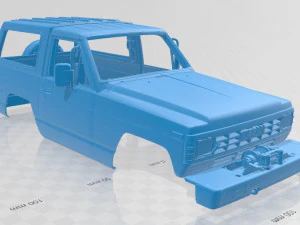 nissan safari 1985 printable body car 3D Print Model