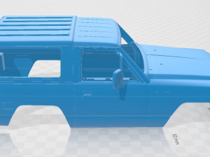 nissan safari 1985 printable body car 3D Принт Модель