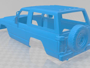 nissan safari 1985 printable body car 3D Print Model