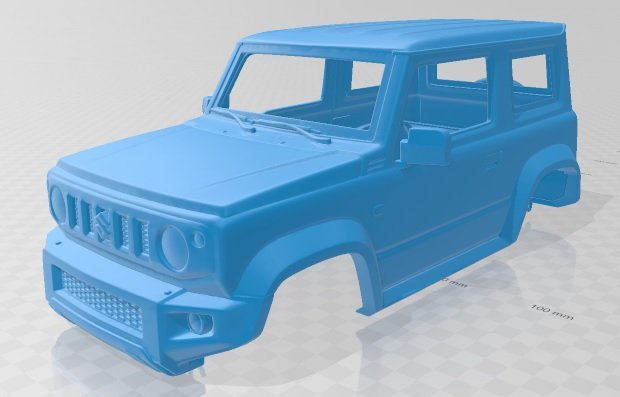suzuki jimny sierra 2019 printable body car 3D Принт Модель .c4d .max .obj .3ds .fbx .stl .blend