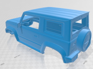 suzuki jimny sierra 2019 printable body car 3D Принт Модель