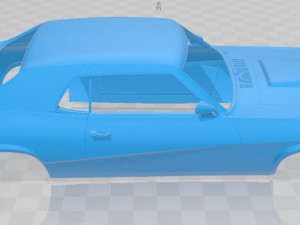 Cougar Eliminator 1970 Printable Body Car 3D प्रिंट मॉडल