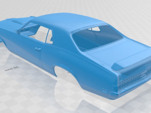 Cougar Eliminator 1970 Printable Body Car 3D प्रिंट मॉडल