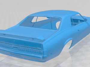 Cougar Eliminator 1970 Printable Body Car 3D प्रिंट मॉडल