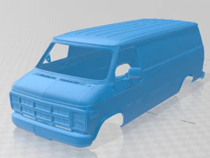 vandura g 1500 1983 printable body van 3D Print Model