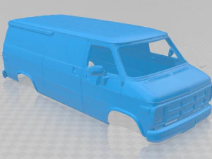 vandura g 1500 1983 printable body van 3D Print Model