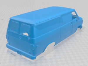 vandura g 1500 1983 printable body van 3D Baskı Modeli