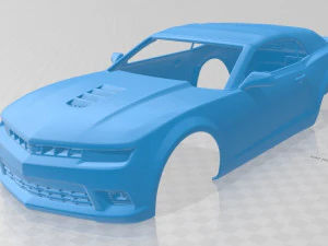 camaro convertible 2014 carrocer&iacute;a imprimible coche Modelo de impresión 3D