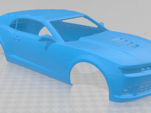 camaro convertible 2014 printable body car 3D Print Model