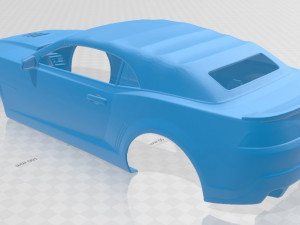 camaro convertible 2014 printable body car 3D Print Model
